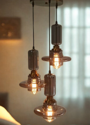Virelle Pendant Light (Set of 3) – Smoke Glass