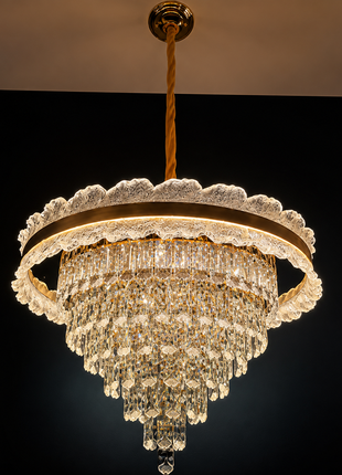 Vellaro Crown – Crystal Chandelier