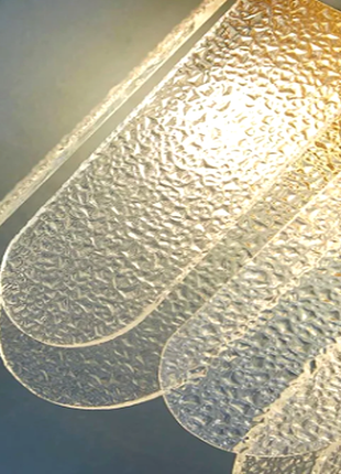 Empyra Bloom – Textured Crystal Wall Light