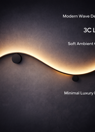 Curve Lux  ( 600mm ) – Sculptural LED Wall Light