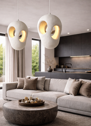The Hollow Enso – Resin Pendant Light