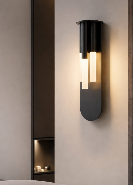 Obsidian Glow – Modern Architectural Wall Light