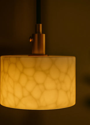 Marblis Glow – Modern Marble Pendant Light with Warm Diffused Illumination