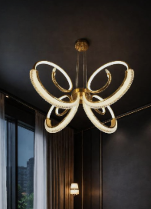 Nova Curve – Designer LED Chandelier