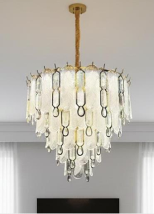 Majesta Drop – Luxury Cascading Glass Chandelier