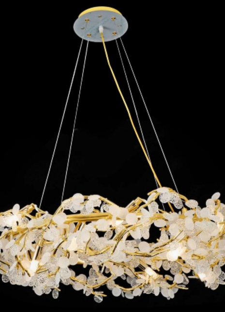 Opaline Meadow (800mm) - Luxury Crystal Chandelier