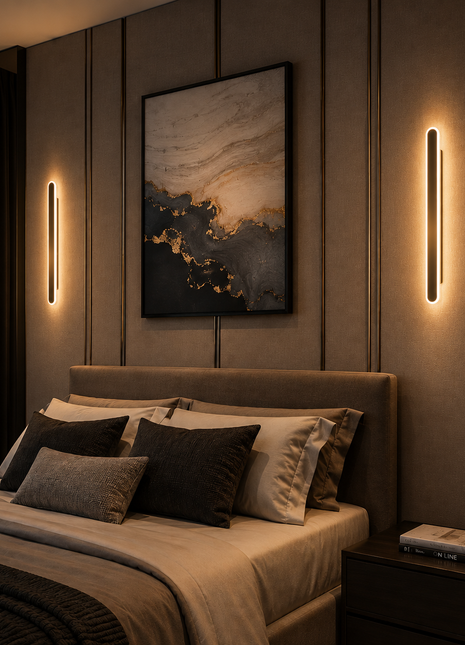 VertiGlow Bar ( 600mm ) – Modern Vertical LED Wall Light